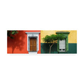 Trademark Fine Art Philippe Hugonnard 'Viva Mexico 2 Mexican Colorful Facades' Canvas Art, 10x32 PH01503-C1032GG